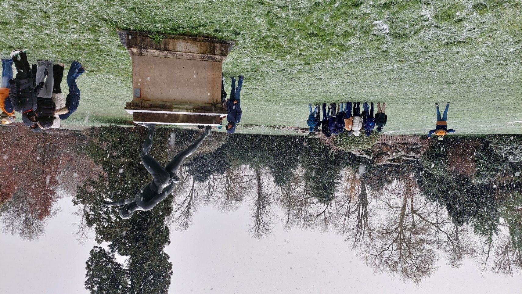 Atelier photo sous la neige pour les 6CI