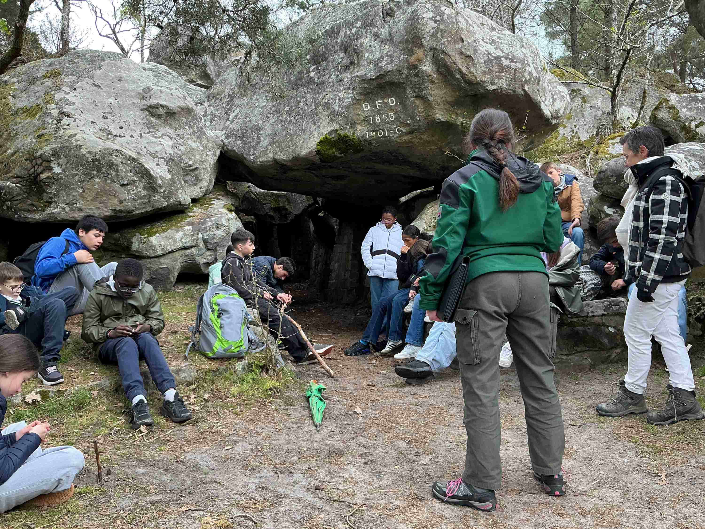 Sortie en forêt avec l'ONF en 5AS